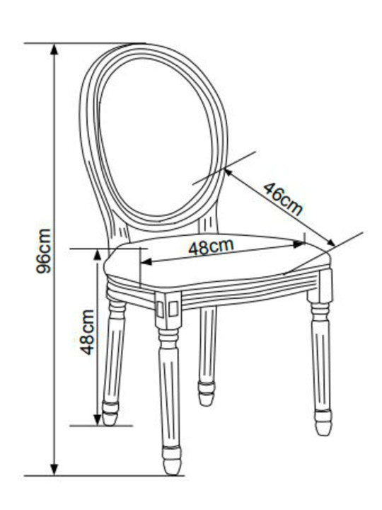 Set de 2 chaises Claudia Amadeus Set de 2 chaises Claudia Amadeus