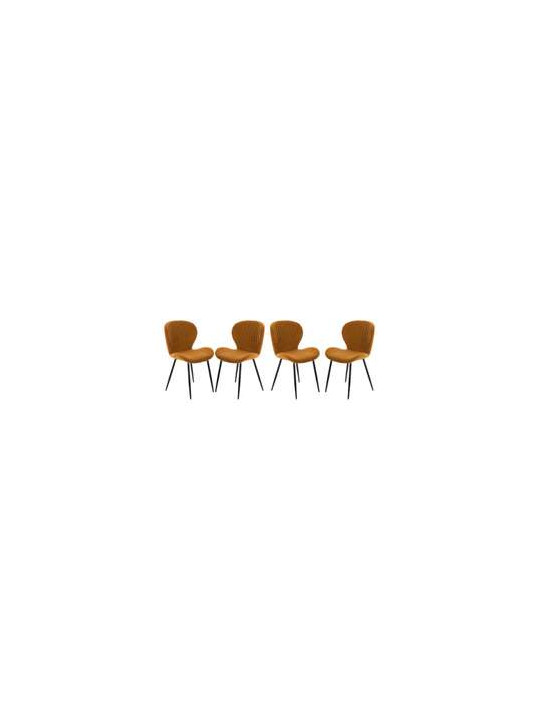 Set de 4 chaises Mistral jaune Set de 4 chaises Mistral jaune