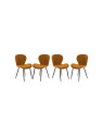Set de 4 chaises Mistral jaune Set de 4 chaises Mistral jaune