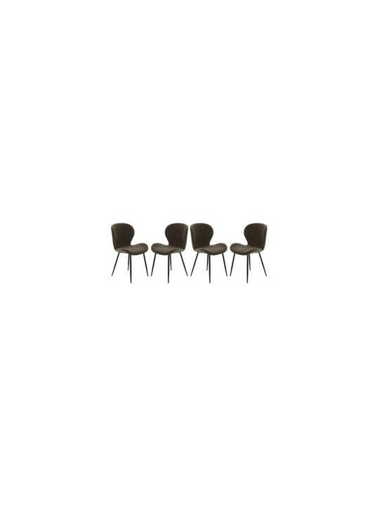 Set de 4 chaises Mistral verte Amadeus Set de 4 chaises Mistral verte Amadeus