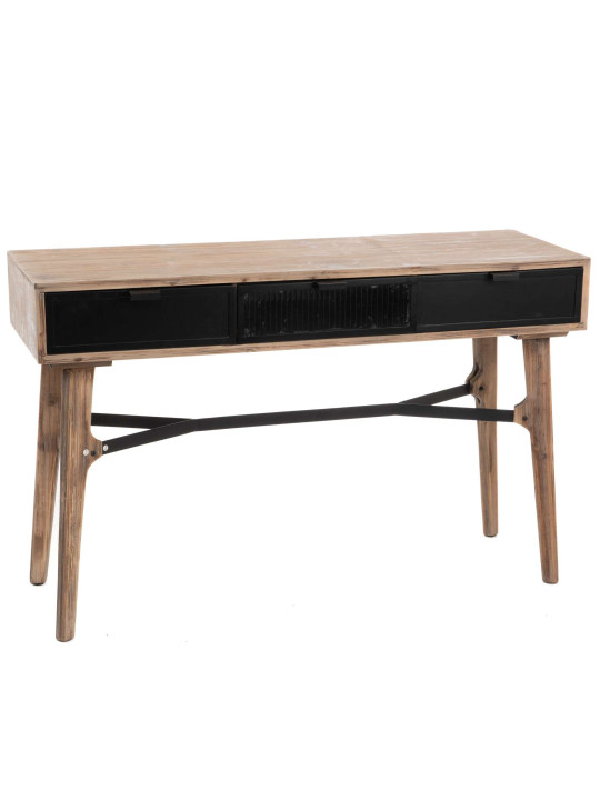 Console vitre noir Amadeus