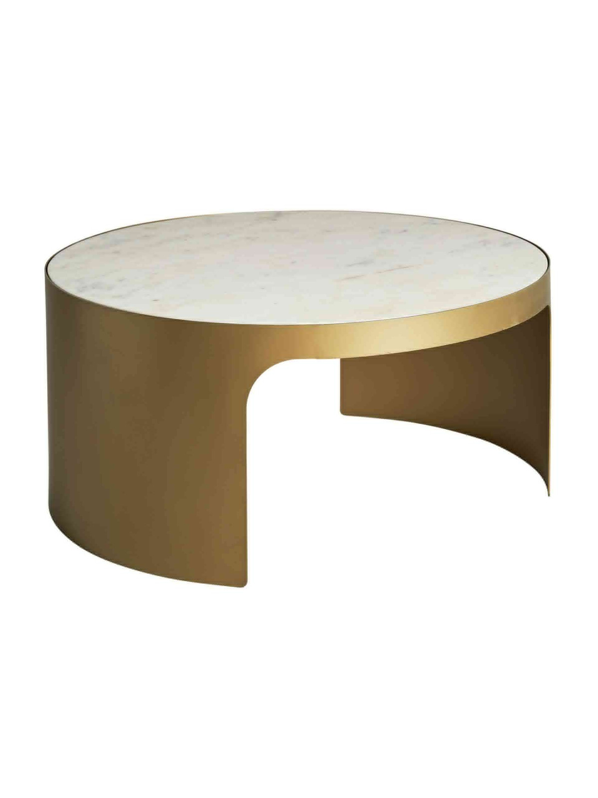 Table basse Dijon métal doré