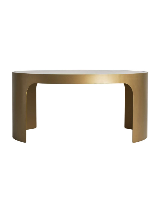 Table basse Dijon métal doré