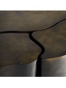 Table basse Tille laiton noir et doré Table basse Tille laiton noir et doré