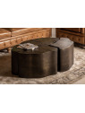 Table basse Tille laiton noir et doré Table basse Tille laiton noir et doré