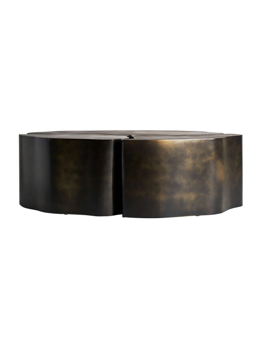 Table basse Tille laiton noir et doré Table basse Tille laiton noir et doré