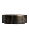 Table basse Tille laiton noir et doré Table basse Tille laiton noir et doré