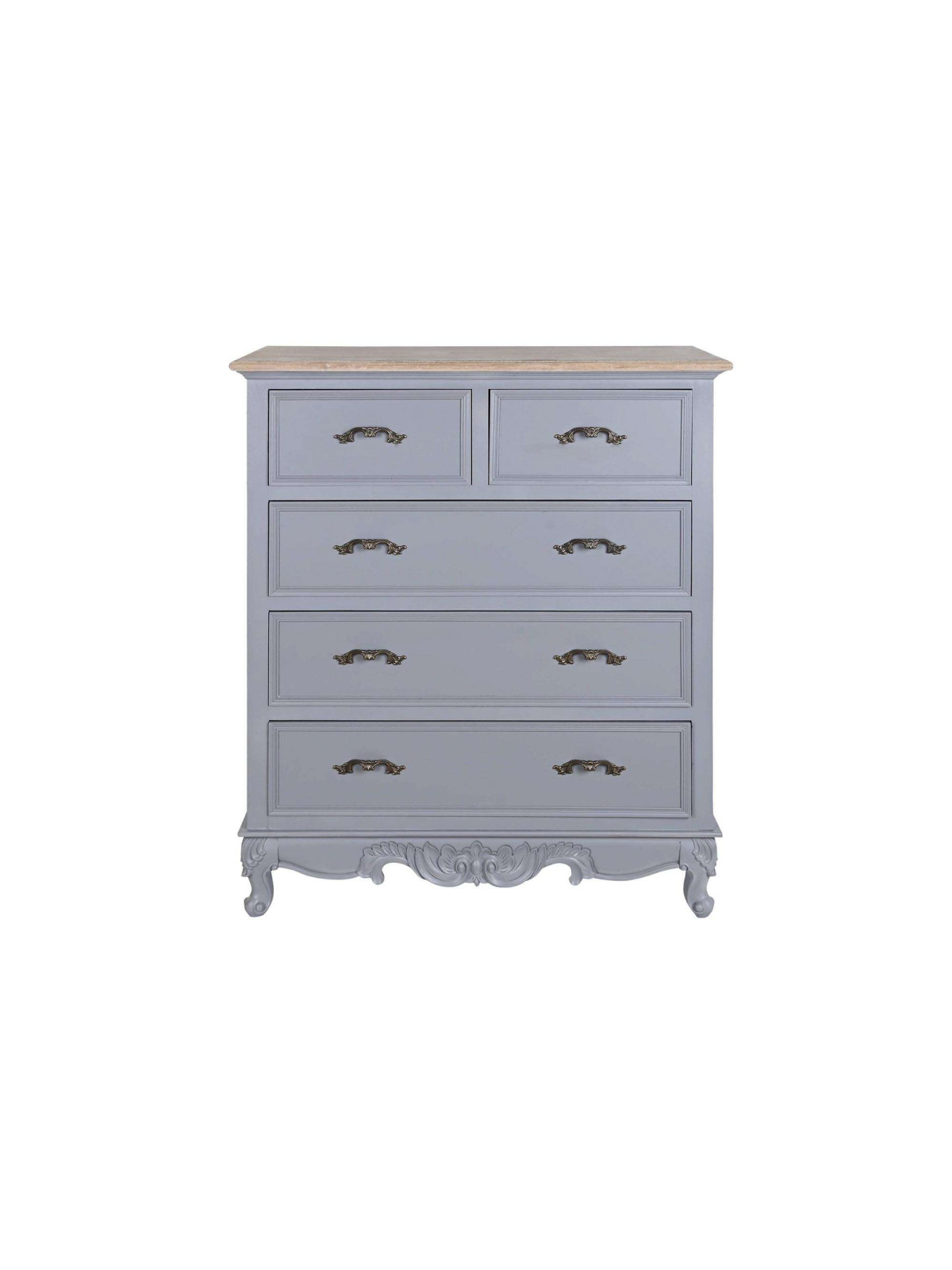 Petite commode Juliette en bois de paulownia