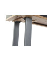 Console en bois de manguier noir et gris Console en bois de manguier noir et gris