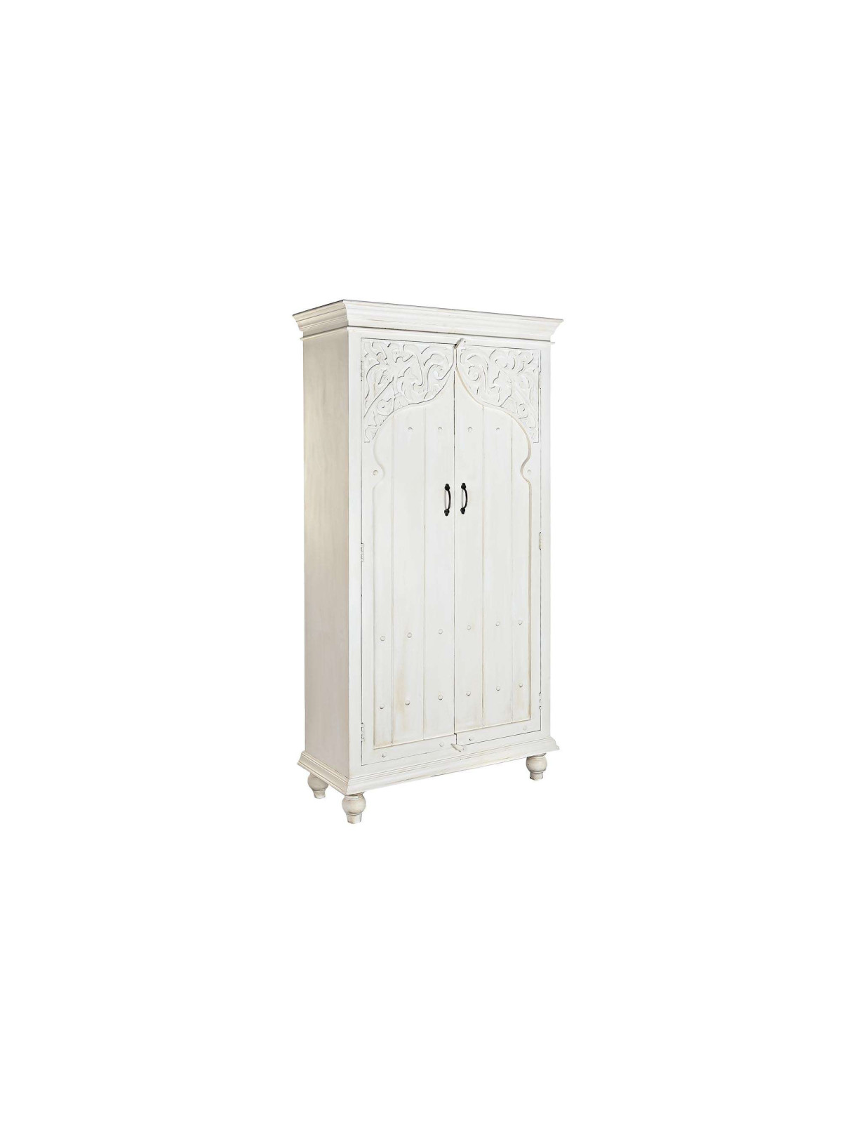 Armoire orientale en bois de manguier patiné