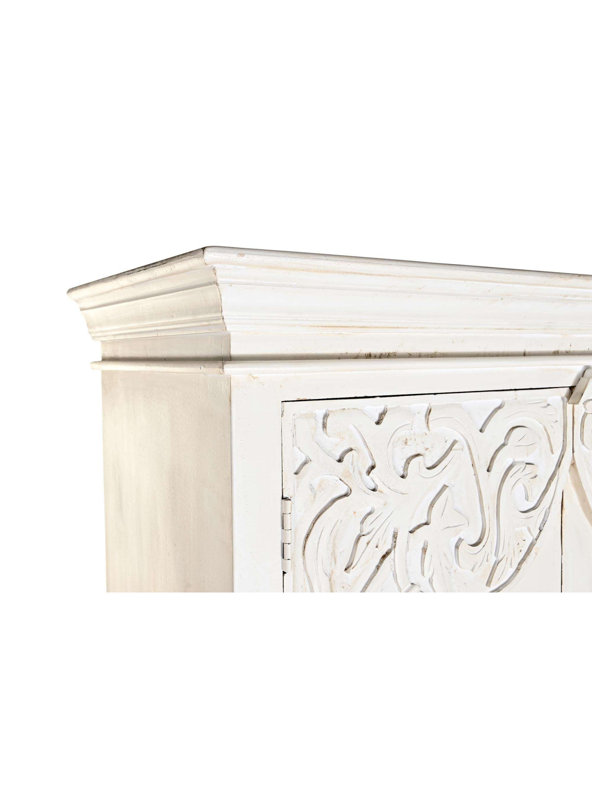 Armoire orientale en bois de manguier patiné