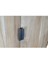 Armoire en bois d'acacia et métal noir Armoire en bois d'acacia et métal noir
