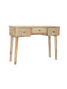 Console en bois de manguier et rotin