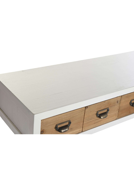 Console blanche 6 tiroirs Console blanche 6 tiroirs