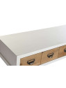 Console blanche 6 tiroirs Console blanche 6 tiroirs