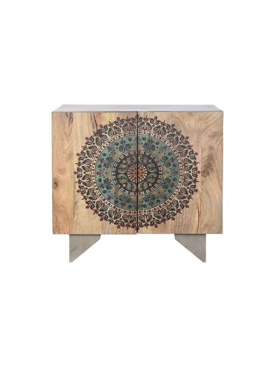 Commode mandala en bois de manguier Commode mandala en bois de manguier