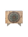Commode mandala en bois de manguier Commode mandala en bois de manguier