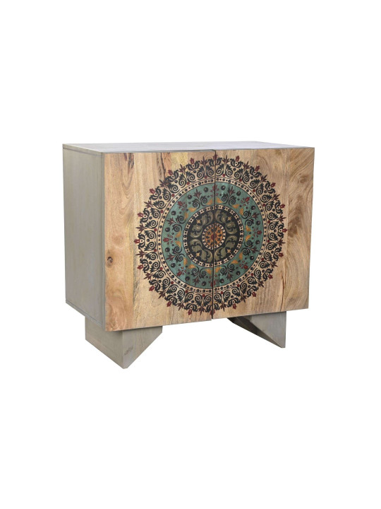 Commode mandala en bois de manguier Commode mandala en bois de manguier