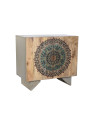 Commode mandala en bois de manguier Commode mandala en bois de manguier