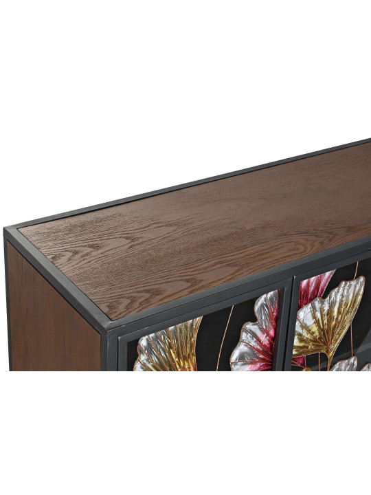 Buffet Bignone en bois et motif verre Buffet Bignone en bois et motif verre