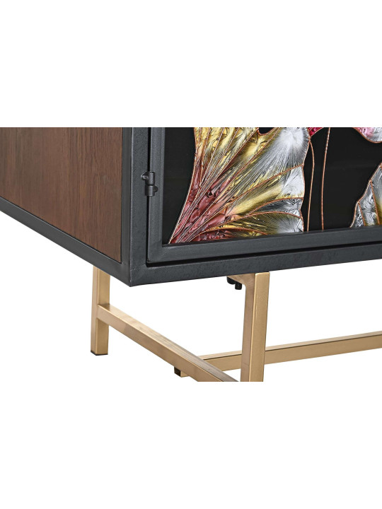 Buffet Bignone en bois et motif verre Buffet Bignone en bois et motif verre