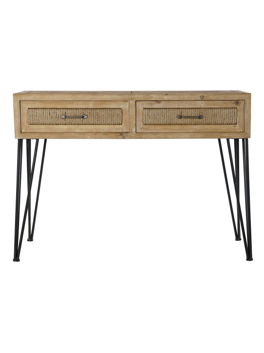 Console Corde couleur bois naturel Console Corde couleur bois naturel