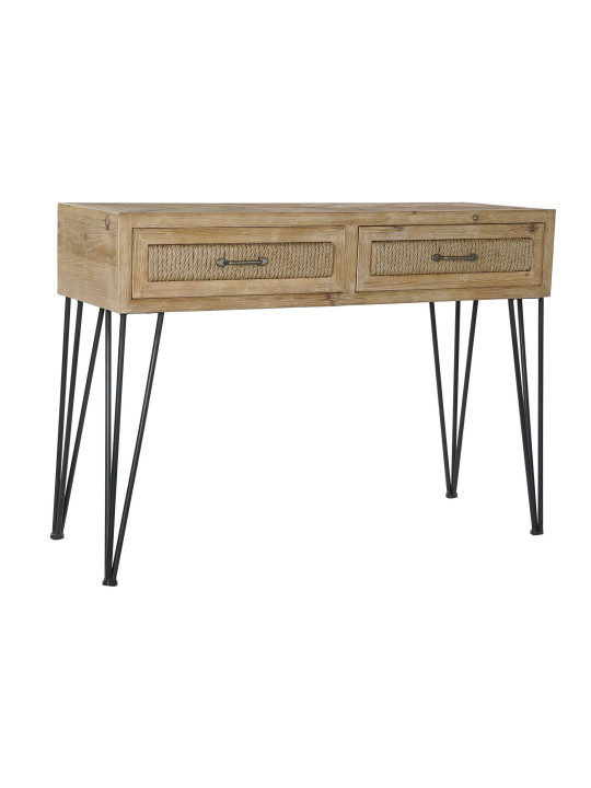 Console Corde couleur bois naturel Console Corde couleur bois naturel