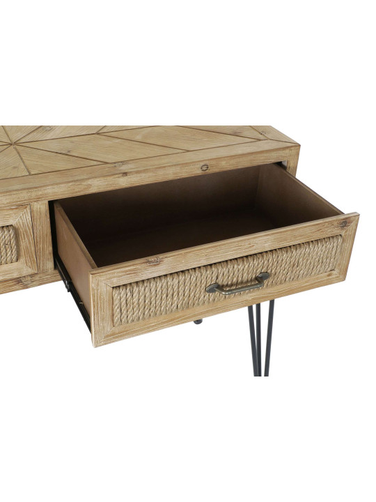 Console Corde couleur bois naturel Console Corde couleur bois naturel