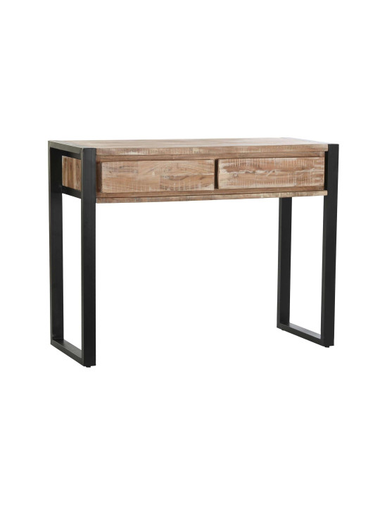 Console en bois d'acacia et métal Console en bois d'acacia et métal