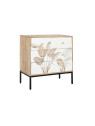 Commode Perelada feuille blanche