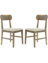 Set de 2 chaises Cordoue en bois de sheesham Set de 2 chaises Cordoue en bois de sheesham