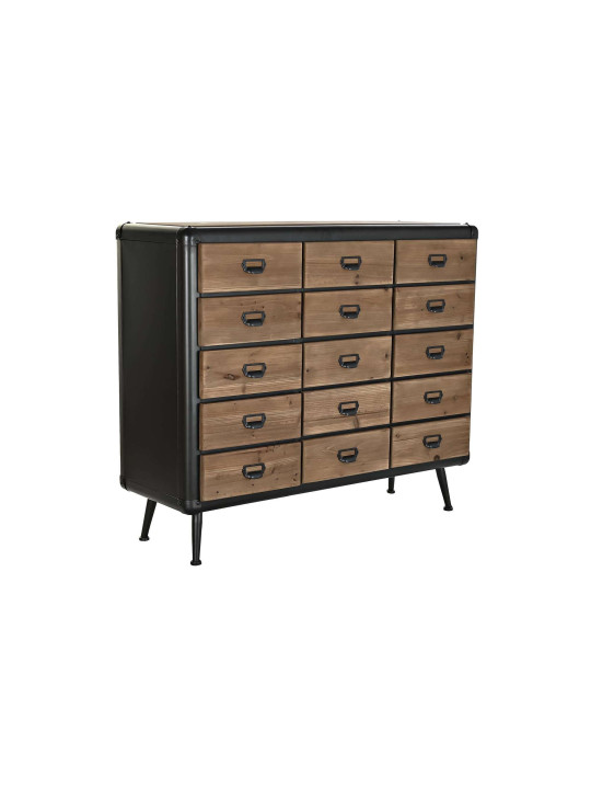 Commode Bilbao brune 15 tiroirs