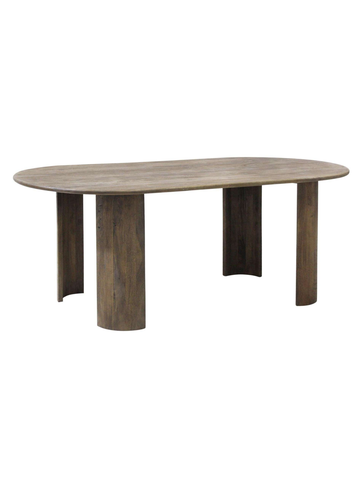 Table à manger Orlando brun châtaigne