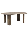 Table à manger Orlando brun châtaigne