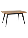Table à manger naturel en bois recyclé Table à manger naturel en bois recyclé