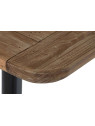 Table à manger naturel en bois recyclé Table à manger naturel en bois recyclé