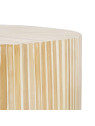 Table basse en bois de bambou beige Table basse en bois de bambou beige