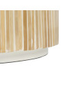 Table basse en bois de bambou beige Table basse en bois de bambou beige