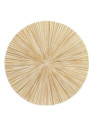 Table basse en bois de bambou beige Table basse en bois de bambou beige