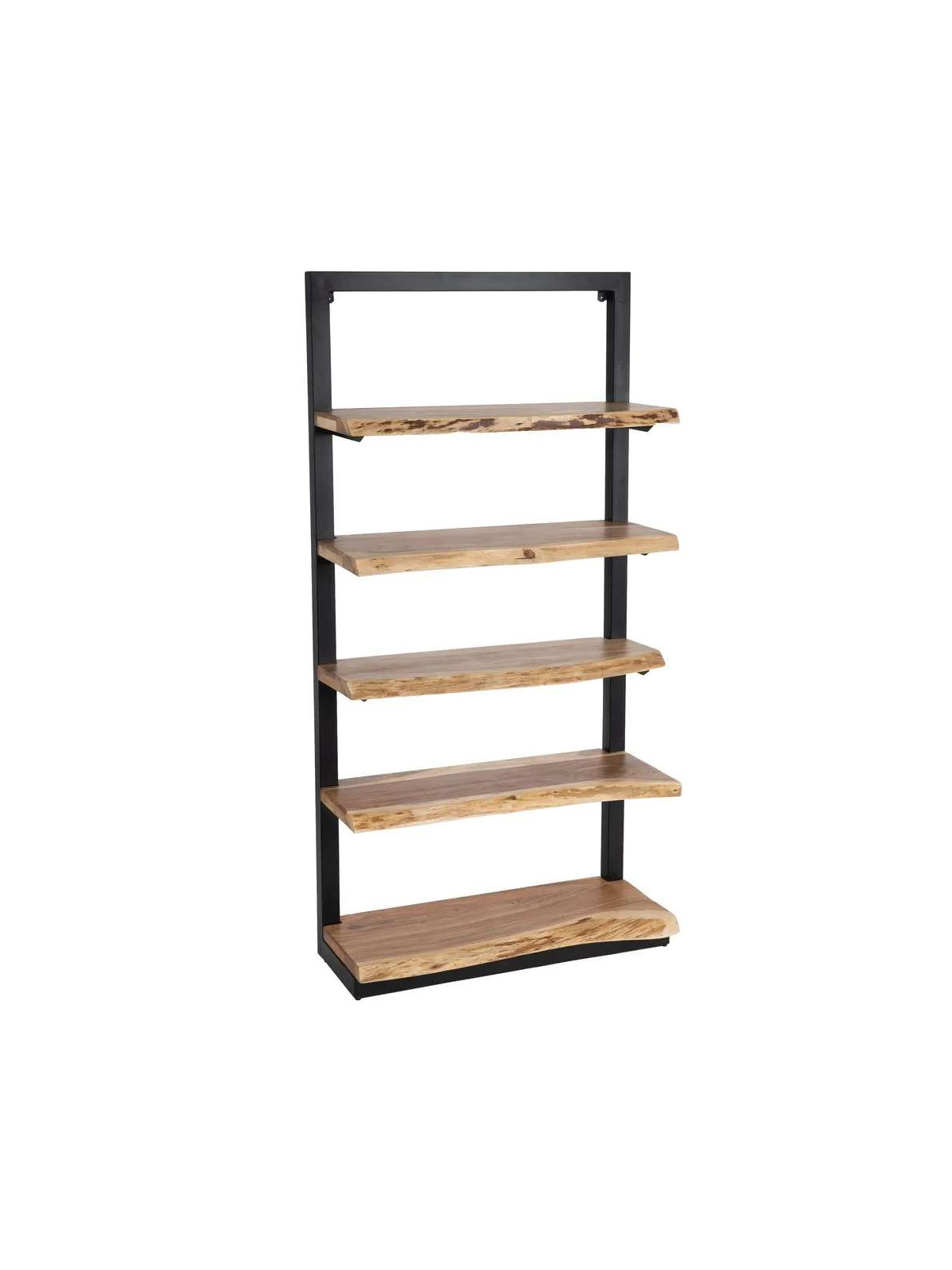 Etagère industrielle en bois d'acacia