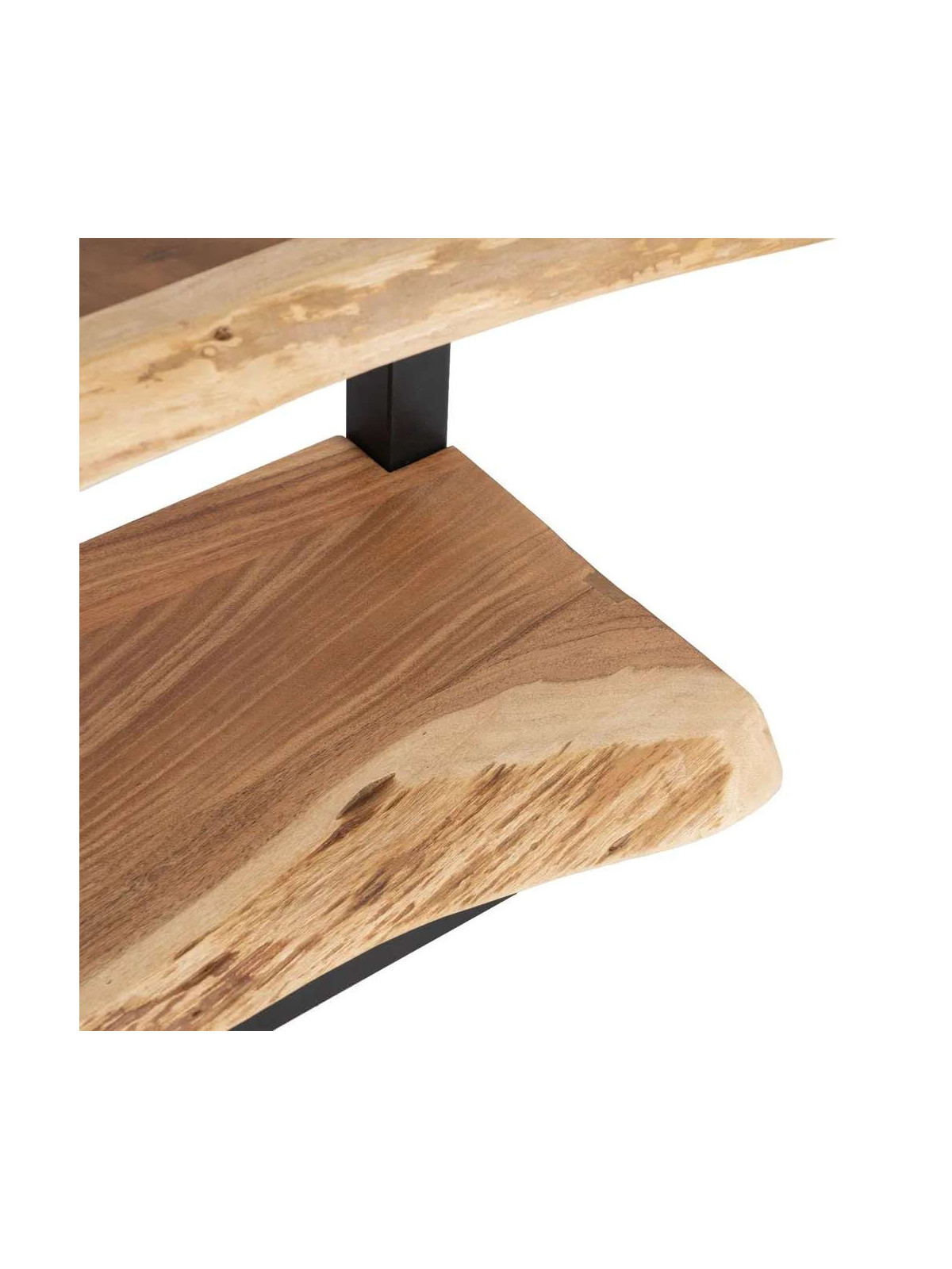 Etagère industrielle en bois d'acacia