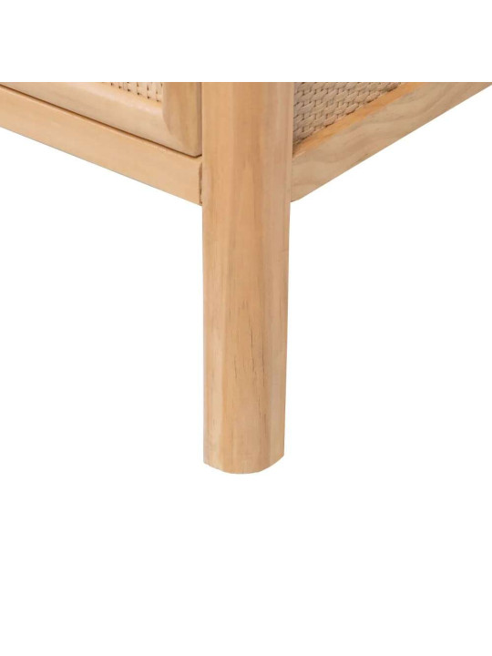 Vitrine 2 portes en bois et cannage Vitrine 2 portes en bois et cannage