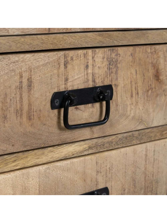 Buffet Viggo métal noir et bois de manguier Buffet Viggo métal noir et bois de manguier