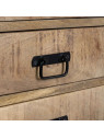 Buffet Viggo métal noir et bois de manguier Buffet Viggo métal noir et bois de manguier