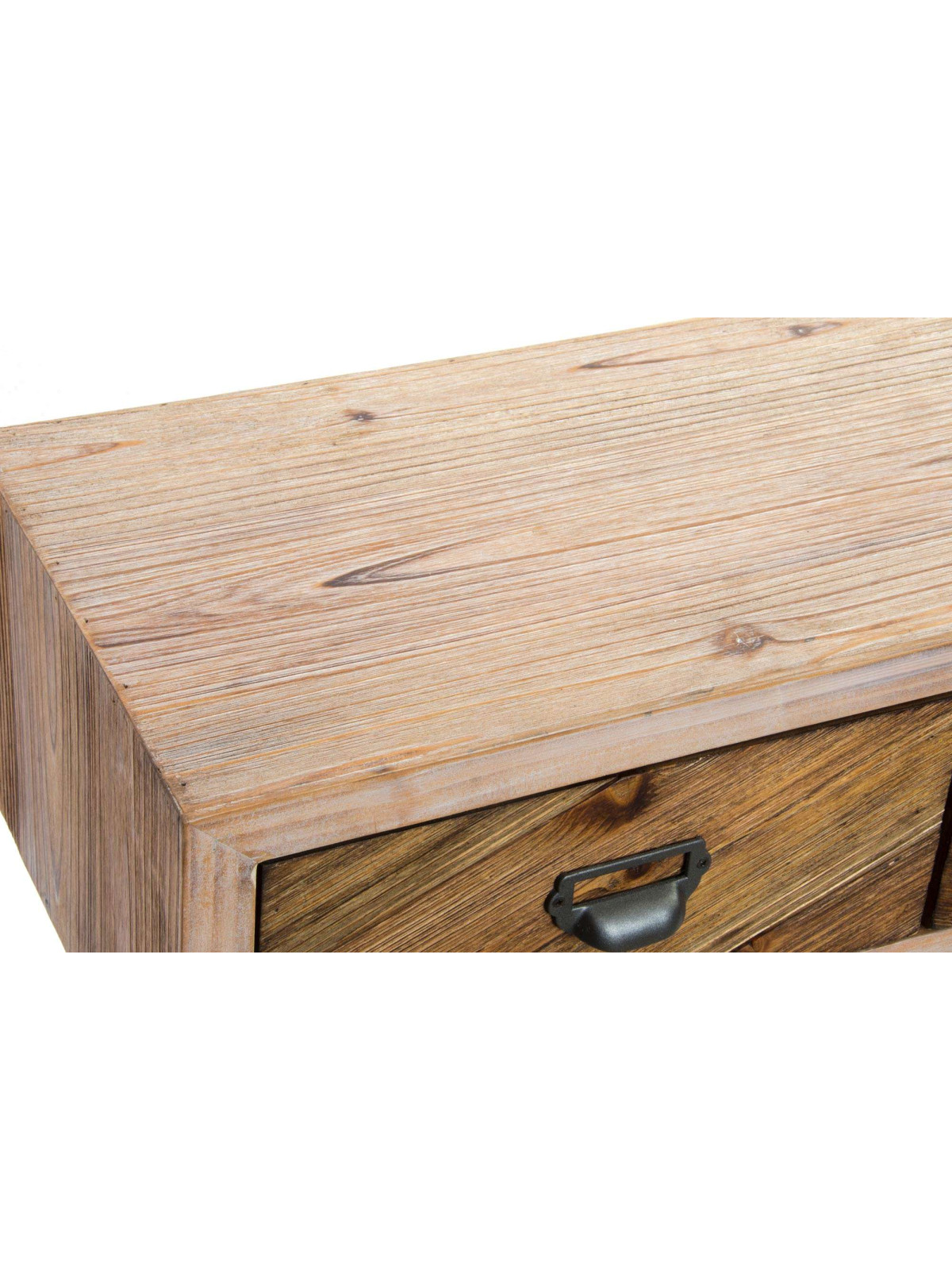 Console Chester en bois et métal