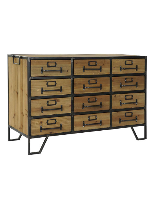 Commode 12 tiroirs brun Commode 12 tiroirs brun