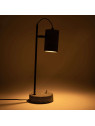 Lampe terrazzo noire