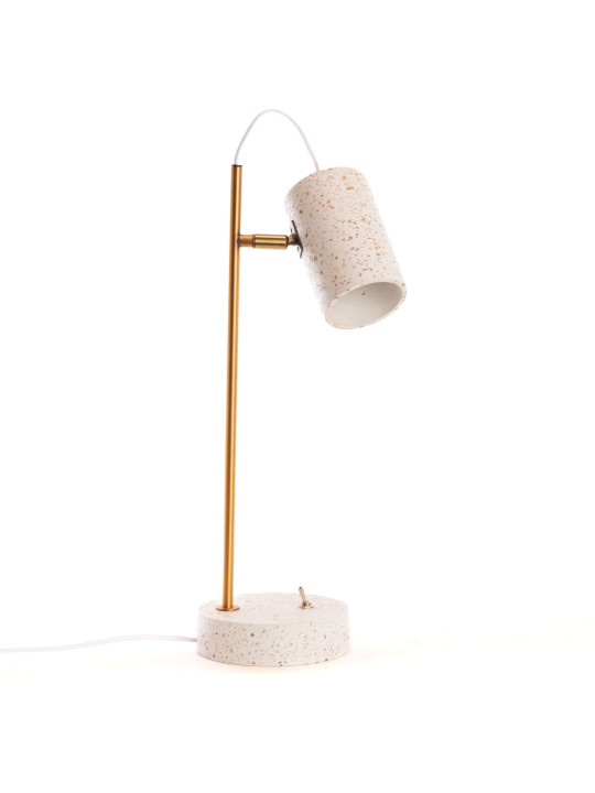 Lampe terrazzo blanche