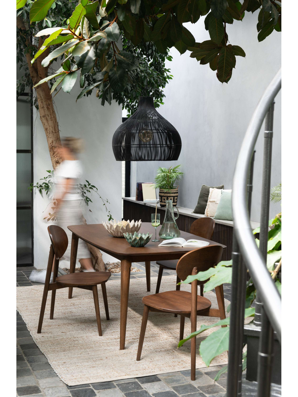 Table Rectangulaire Bois Marron