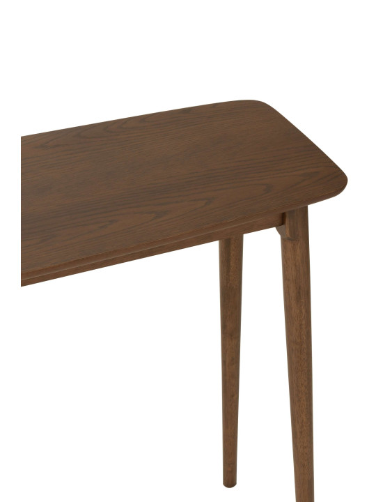 Console Rectangulaire Bois Marron Console Rectangulaire Bois Marron